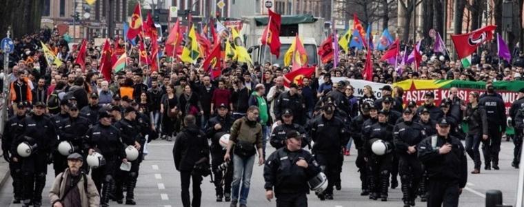 Напрежението в Германия расте преди готвеното шествие в подкрепа на Ердоган