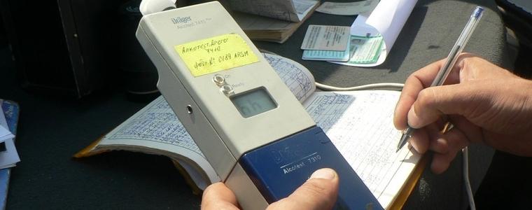 Неправоспособен и пиян водач  установен в с. Божан