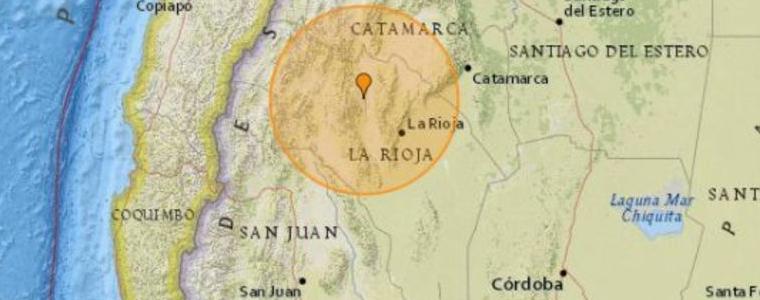 6,2 по Рихтер разлюля Аржентина
