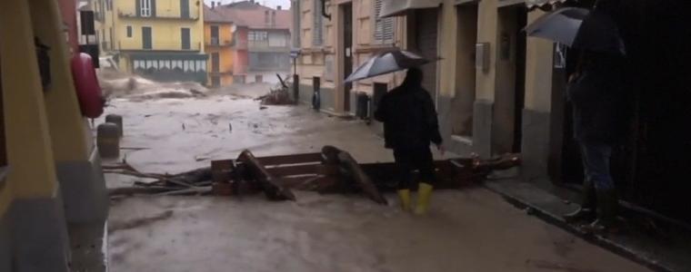 Проливни дъждове в Северна Италия покачиха равнището на реки