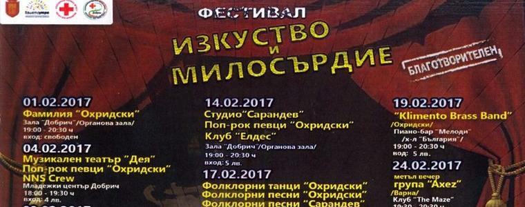 Започва фестивалният месец за  "Изкуство и Милосърдие" 