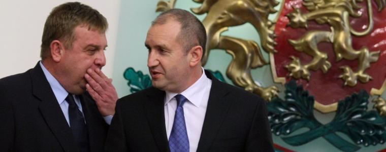 Напрежение между президентството и МО заради разпореждане на Каракачанов