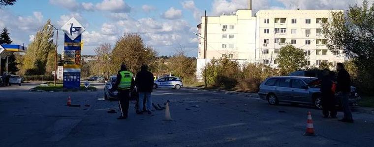 Жена пострада при катастрофа по ул. "Калиакра" в Добрич