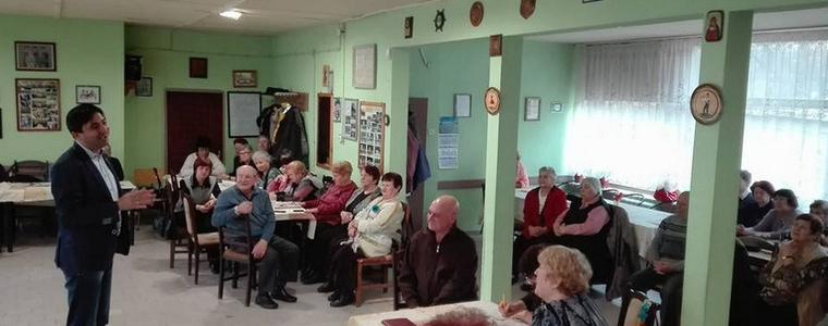 Депутатът Йордан Йорданов се срещна с пенсионерите от клуб „Европейски гласове”