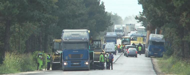 Временна организацията на движението между детелината и кръговото за Тошево (ВИДЕО)