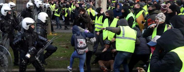 Протестът на "жълтите жилетки" в Белгия взе жертва