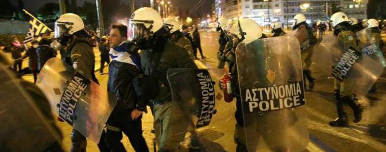 Над 100 задържани за протестите в Атина