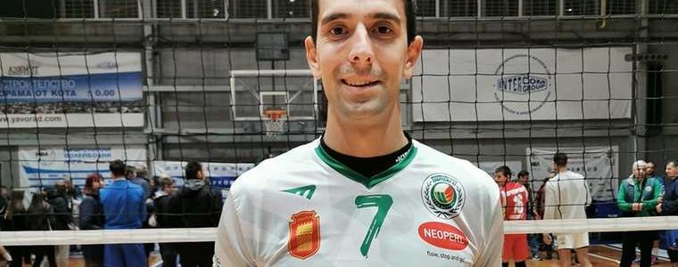 ВОЛЕЙБОЛ: Александър Кордев бе обявен за най-добър играч на мача с Черно море