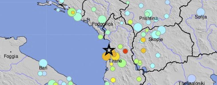 Мощно земетресение разтърси Албания, усетено бе и в България