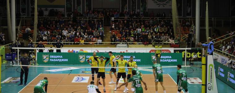 ВОЛЕЙБОЛ: Добруджа 07 се бори мъжки, но отстъпи на Хебър (ВИДЕО)