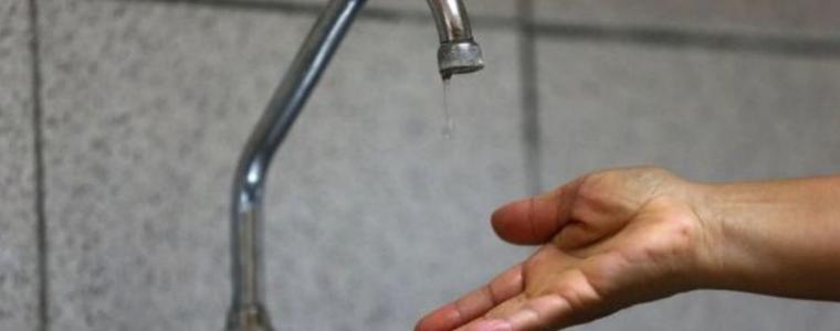 Места с нарушено водоподаване в областта