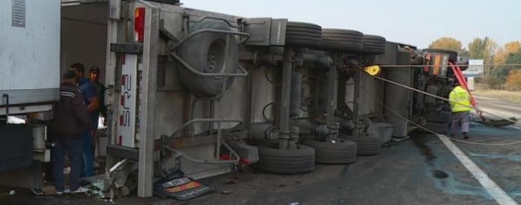 Отново катастрофа с тир на АМ ”Тракия”