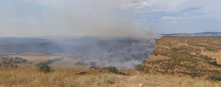 Потушен е пожарът между свиленградските села Студена и Дервишка могила