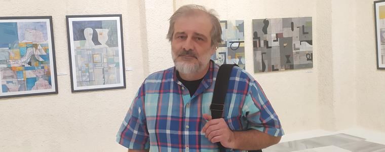 Абстрактна живопис на Георги Демирев в добричката галерия
