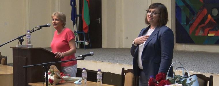 Корнелия Нинова в Добрич: Оставаме в Парламента, докато не уредим въпроса с машинното гласуване (ВИДЕО) 