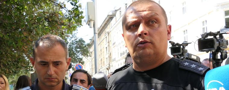 СДВР: Шестима души са задържани на протеста днес