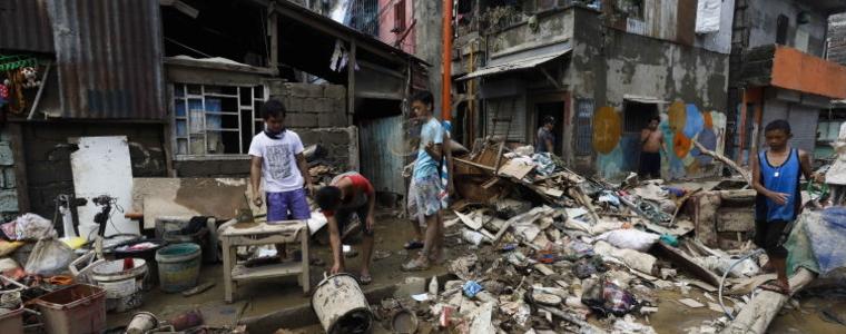 Хиляди засегнати от поредния тайфун във Филипините