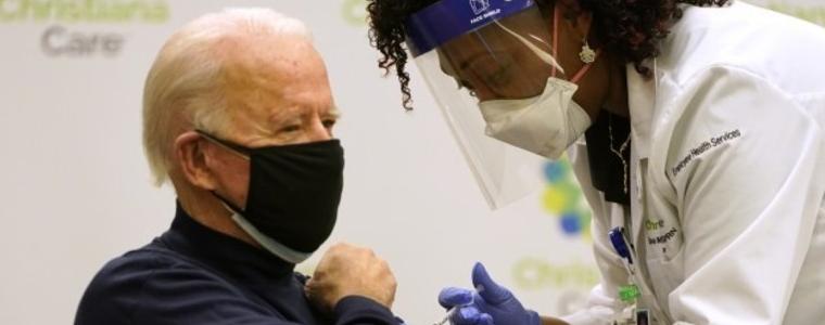 Джо Байдън се ваксинира срещу COVID-19 на живо по телевизията  