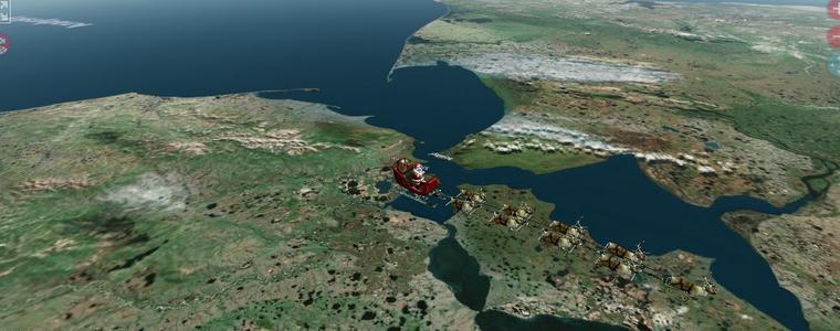 Дядо Коледа потегли с шейната си от Лапландия