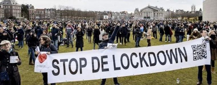 Над 100 задържани при протестите срещу мерките в Нидерландия  