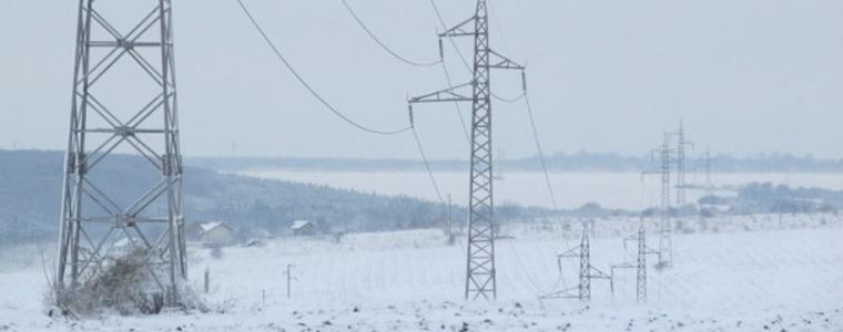 Възстановено е електрозахранването към всички населени места в областта
