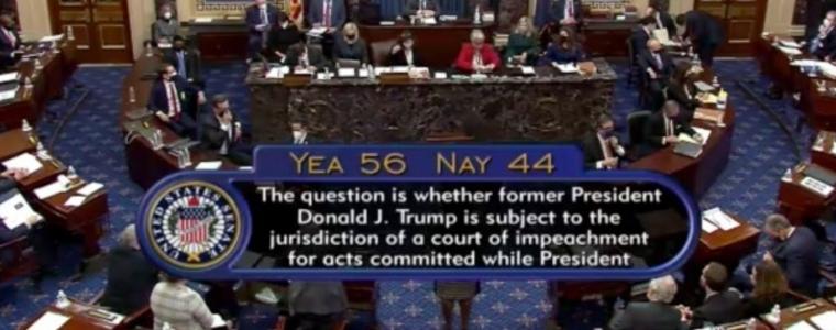 Сенатът даде ход на процеса срещу Тръмп