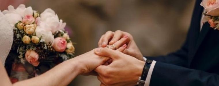 39 бракосъчетания в Обреден дом - Добрич през първите два месеца на 2021 г. 