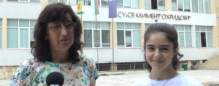 Седмокласничка от Добрич – сред най-добрите в България на 3 национални олимпиади (ВИДЕО)