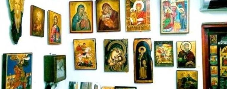 Изложба икони и кожена пластика в Шабла 