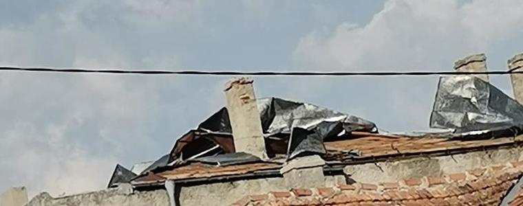 Ураганен вятър причини щети в община Тервел 
