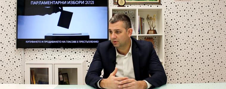 ИЗБОРИ 2021: Димитър Делчев: Ще бъдем защитник на хората в затруднение, малкия и средния бизнес и в 47-ото НС (ВИДЕО)