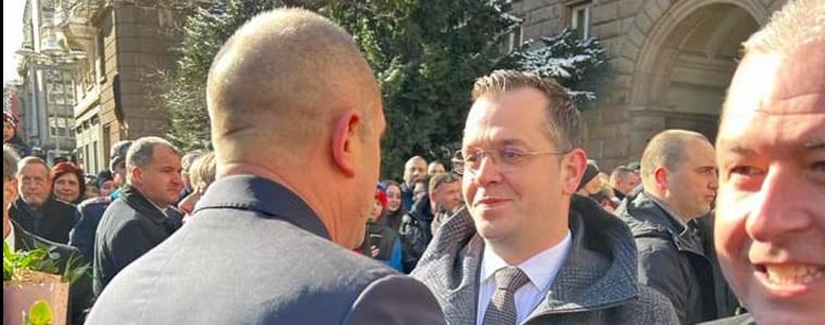 Кметът на Добрич присъства на встъпването в длъжност на президента