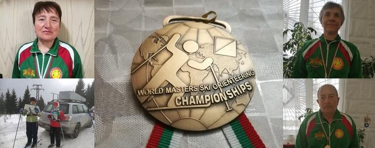 Три медала за добричките състезатели от световното по ски ориентиране за ветерани