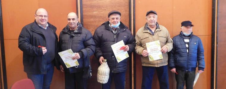 В Шабла наградиха победителите в конкурса за най-добро домашно вино