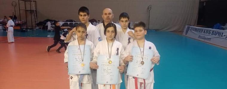КИОКУШИН: Три медала спечелиха децата на „Сейкен“ от държавното първенство