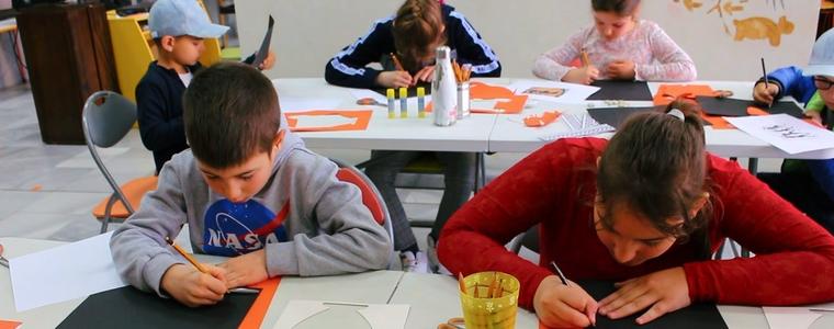 Деца твориха, вдъхновени от древногръцкото изкуство, като част от кампанията „Бъди здрав“ (ВИДЕО) 