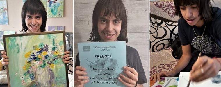 Картините на Неди от Добрич са част от успешна обща изложба в Русе (АУДИО)