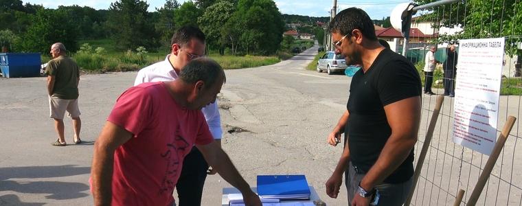 Първа копка на строеж „Реконструкция на вътрешно-разпределителна водопроводна мрежа за кв. Рилци“ (ВИДЕО)