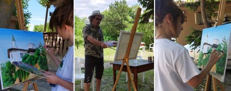Пленерът “Пространство и време” в „Двореца“ – Балчик завърши с две сватби на художници