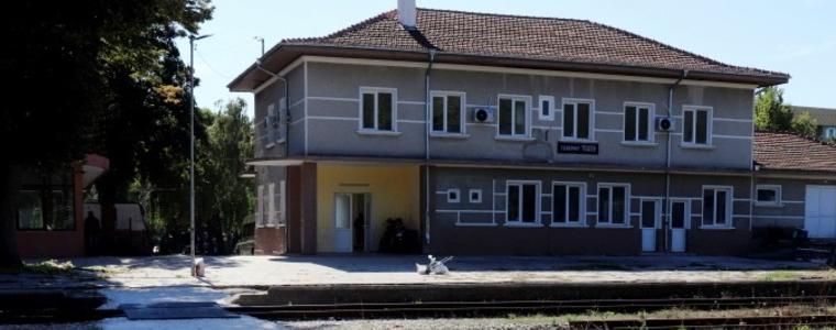 Пешеходният прелез в района на ЖП-гарата в Генерал Тошево е в процес на изграждане