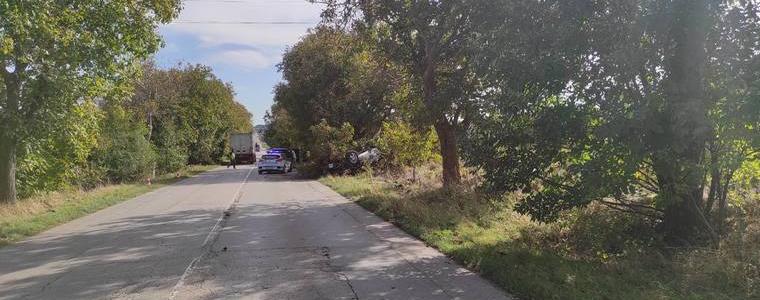 Тежка катастрофа със загинал по пътя Добрич – Албена (ВИДЕО)