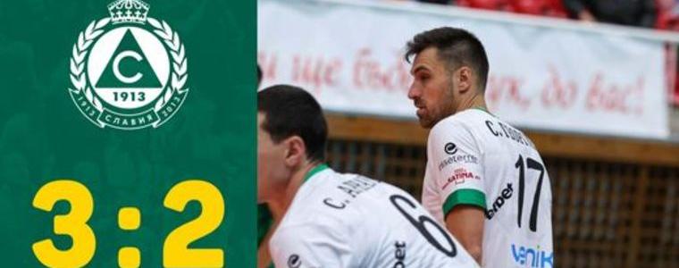 ВОЛЕЙБОЛ: Добруджа 07 загуби като гост на Славия след 5 гейма и драма в края