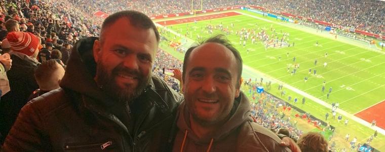 Д-р Ивайло Петев сбъдна мечтата си да гледа на живо американски футбол от NFL (ВИДЕО)