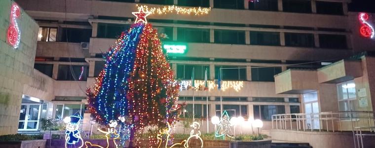 Грейнаха коледните светлини в Тервел