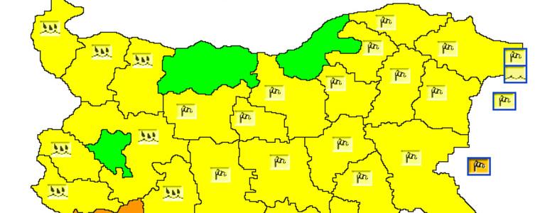 Жълт код за силен вятър в област Добрич утре 