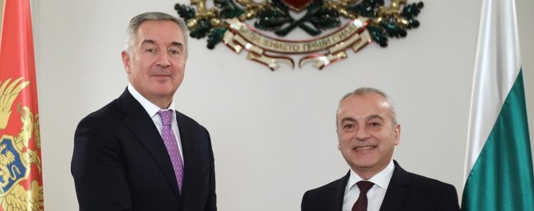 Премиерът Гълъб Донев се срещна с президента на Черна гора Мило Джуканович