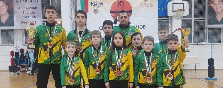 13 медала за Карате клуб "Добруджа" от турнир в Кюстендил