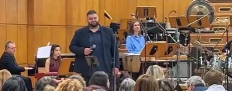 Георги Костадинов пя с Биг бенда на БНР за юбилей на Янко Миладинов
