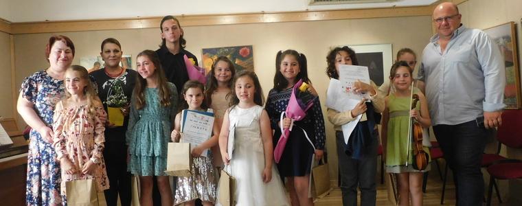 Годишен концерт на школата по пиано към читалището в Шабла