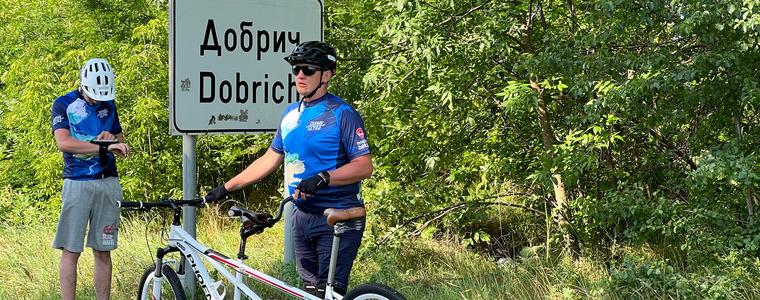 Незрящ колоездач измина 700-километровия маршрут Дунав Ултра  